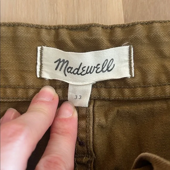 Madewell Tan Cotton Chinos Pants - Picture 3 of 4